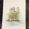 Sean Webb Art Durham Cathedral Print- Greeting Cards|Art