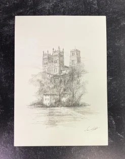 Sean Webb Art Durham Cathedral Print- Greeting Cards|Art