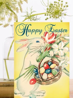 Madame Treacle Easter Basket Easter Card (Yellow)- Easter|Greeting Cards