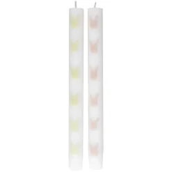 Ginger Ray Easter Bunny Dinner Candles- Easter|Seasonal Decor