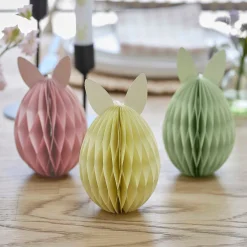 Ginger Ray Easter Bunny Honeycomb Decorations- Easter|Seasonal Decor