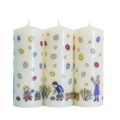 Alison Gardiner Easter Egg Hunt Mini Pillar Candle- Easter|Seasonal Decor