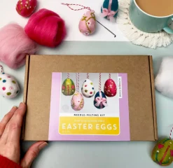 Bergin & Bath Easter Eggs Needle Felting Kit- Crafts