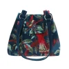Earth Squared Bags Eden Teal Botanical Velvet Ava Bag- Bags