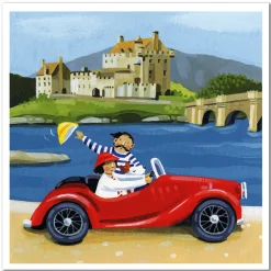 Emma Ball Eilean Donan Greetings Card- Greeting Cards