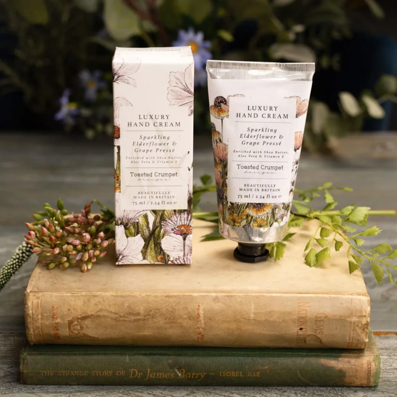 Toasted Crumpet Elderflower & Grape Presse Luxury Hand Cream 75ml- Soaps & Lotions