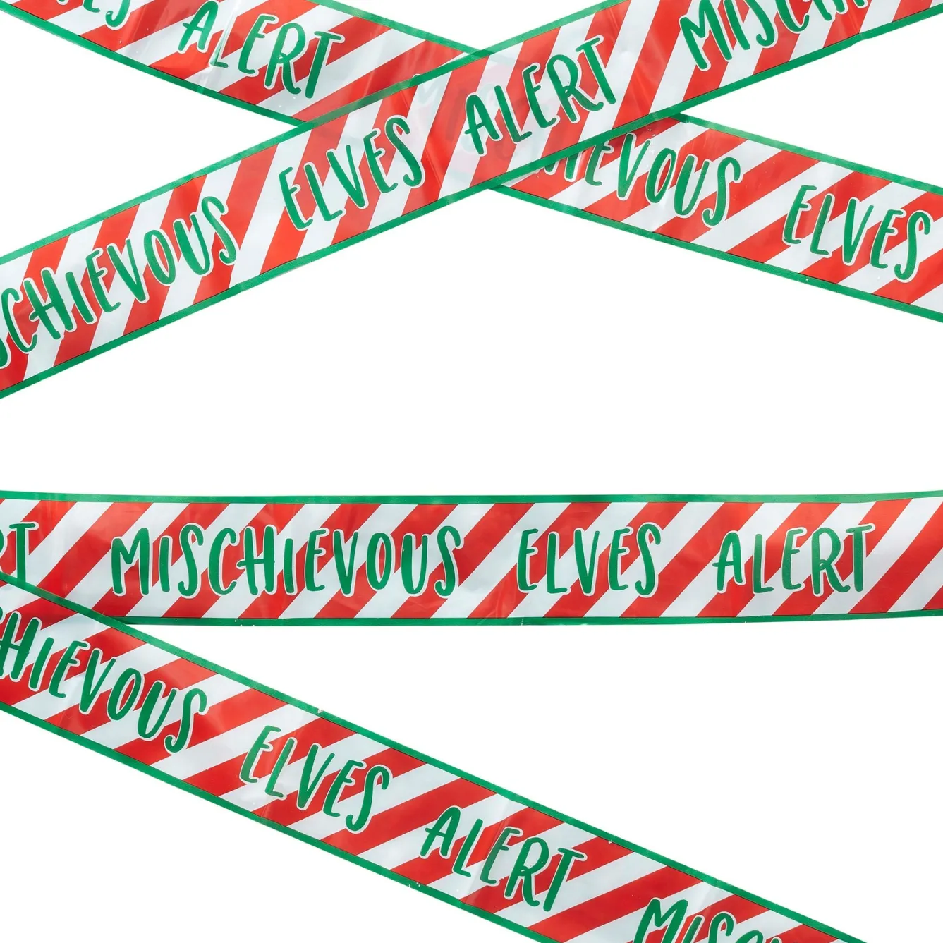 Ginger Ray Elf Caution Tape- Advent