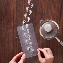 Ginger Ray Elf Shaped Christmas Footprint Stencil- Advent