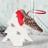 Corinne Lapierre Embroidered Robin Wool Mix Felt Craft Kit- Christmas|Seasonal Decor