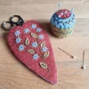 Corinne Lapierre Embroidered Scissors Pouch and Mini Pin Cushion Felt Craft Kit- Crafts|Children