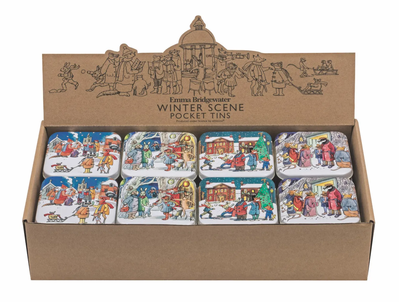 Emma Bridgewater Winter Scene Pocket Tins- Christmas|Christmas