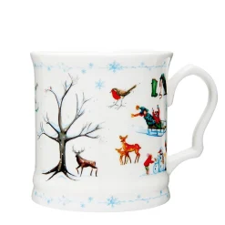 Jane Abbott Designs English Tankard Mug - Winter- Tea|Flowers & Garden