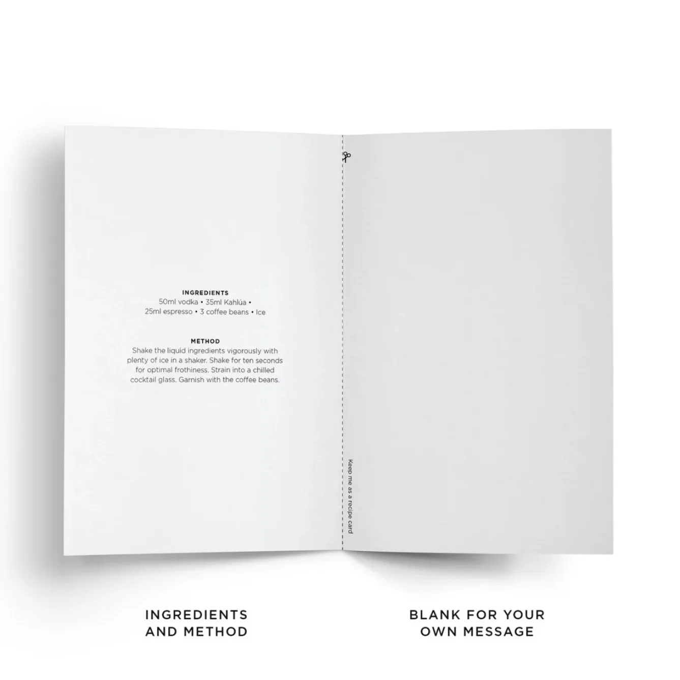 Everlong Print Co. Espresso Martini Card- Greeting Cards