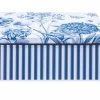 Sanderson Etchings and Roses Deep Rectangular Tin- Flowers & Fruits
