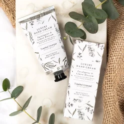 Toasted Crumpet Eucalyptus and Lemon Blossom Luxury Hand Cream 75ml- Soaps & Lotions