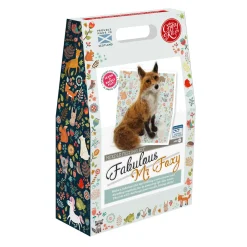 The Crafty Kit Co. Fabulous Mr Foxy Needle Felting Kit- Crafts