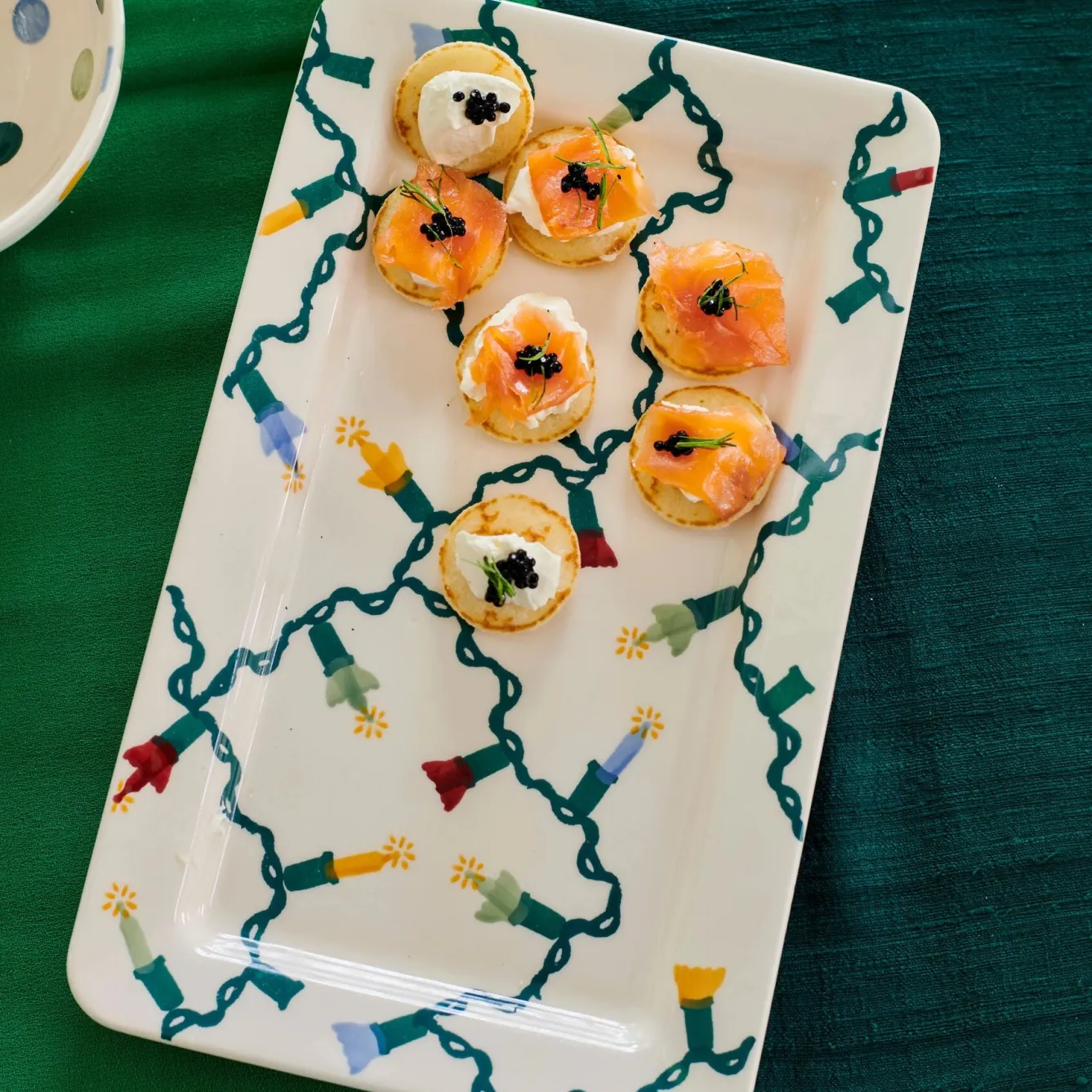 Emma Bridgewater Fairy Lights Medium Oblong Plate- Serving Plates & Boards|Plates