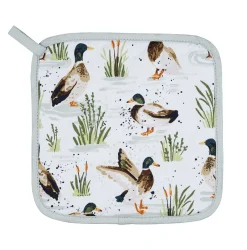 Ulster Weavers Farmhouse Ducks Pot Mat- Pot Grabs