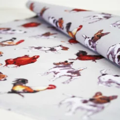 Samuel Lamont Farmyard Frolics Cotton Tea Towel- Tea|Tea Towels