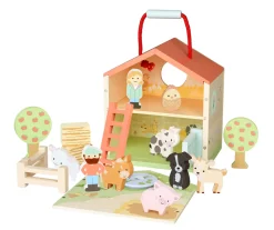 Orange Tree Toys Farmyard Play Set- Children