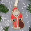 Nancy & Betty Father Christmas Tree Decoration- Christmas