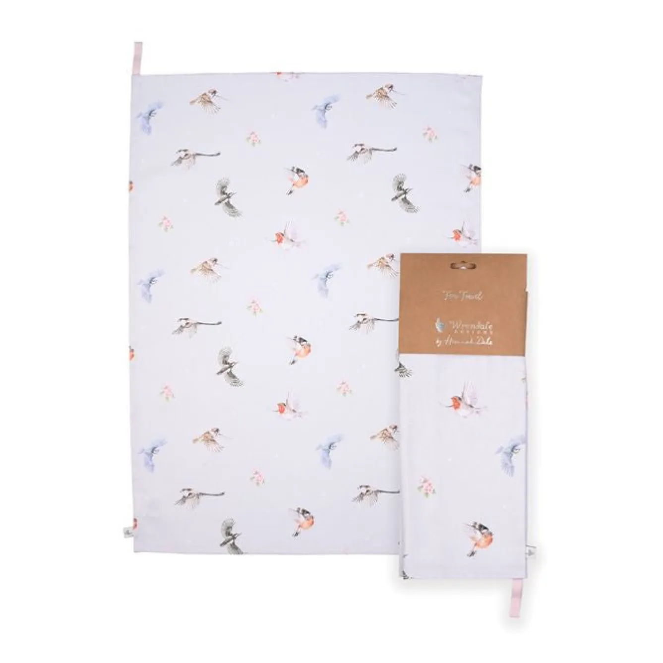 Wrendale Designs 'Feathered Friends' Bird Tea Towel- Tea|Tea Towels