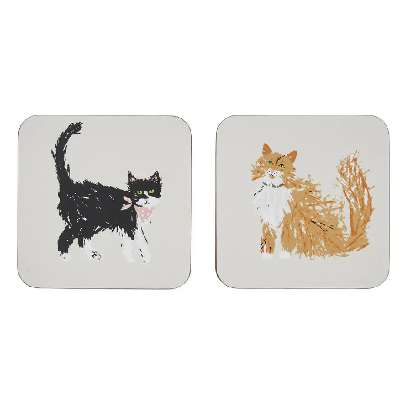 Ulster Weavers Feline Friends Coasters - Set of 4- Coasters