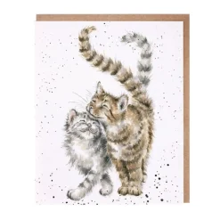 Wrendale Designs 'Feline Good' Cat Greetings Card- Greeting Cards|Children