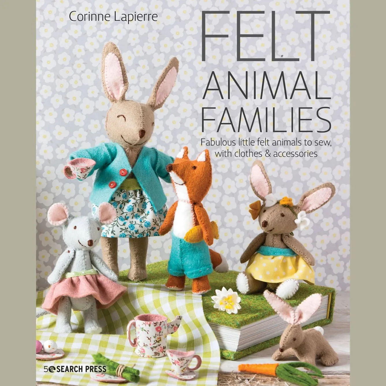Corinne Lapierre Felt Animal Families Book- Crafts|Children