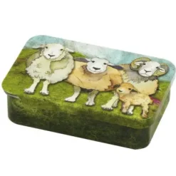 Emma Ball Felted Sheep Mini Slider Tin- Storage