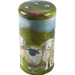 Emma Ball Felted Sheep Set of 3 Stacker Tins- Storage