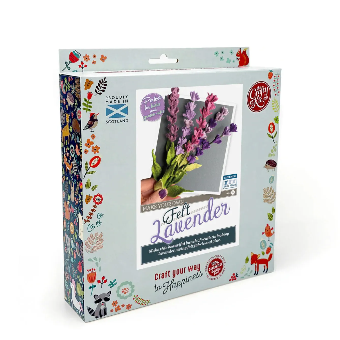 The Crafty Kit Co. Felt Lavender Craft Kit- Crafts