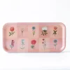 Roomytown Festival of Flowers Birchwood Tray- Trays