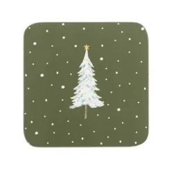 Sophie Allport Festive Forest Coasters- Set of 4- Christmas|Tea
