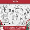Heart and Soul Festive Scene Placemats- Christmas