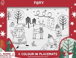 Heart and Soul Festive Scene Placemats- Christmas