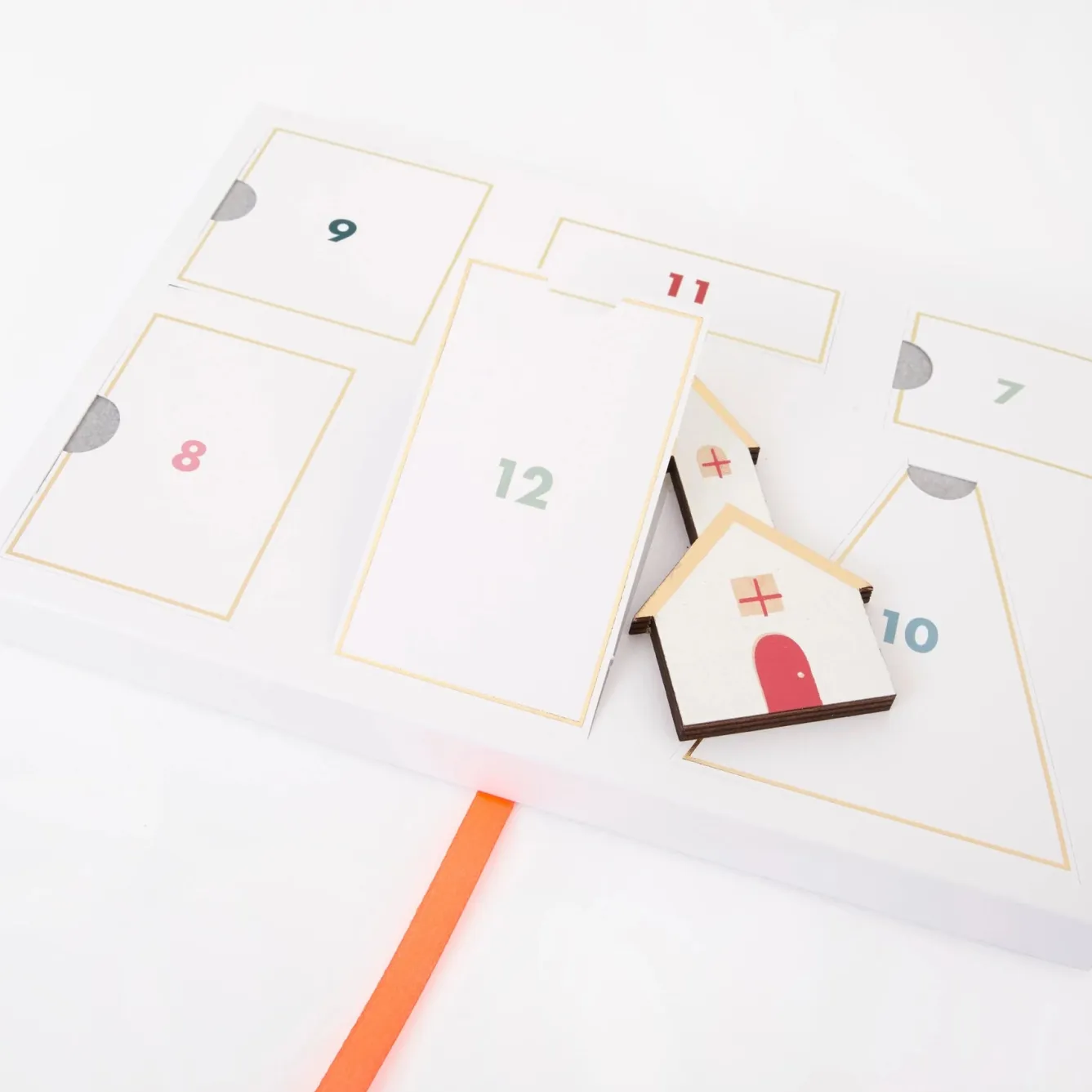 Meri Meri Festive Village Wooden Advent Calendar- Advent