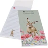 Wrendale Designs 'Field of Flowers' Hare Shopping List Pad- Stationery