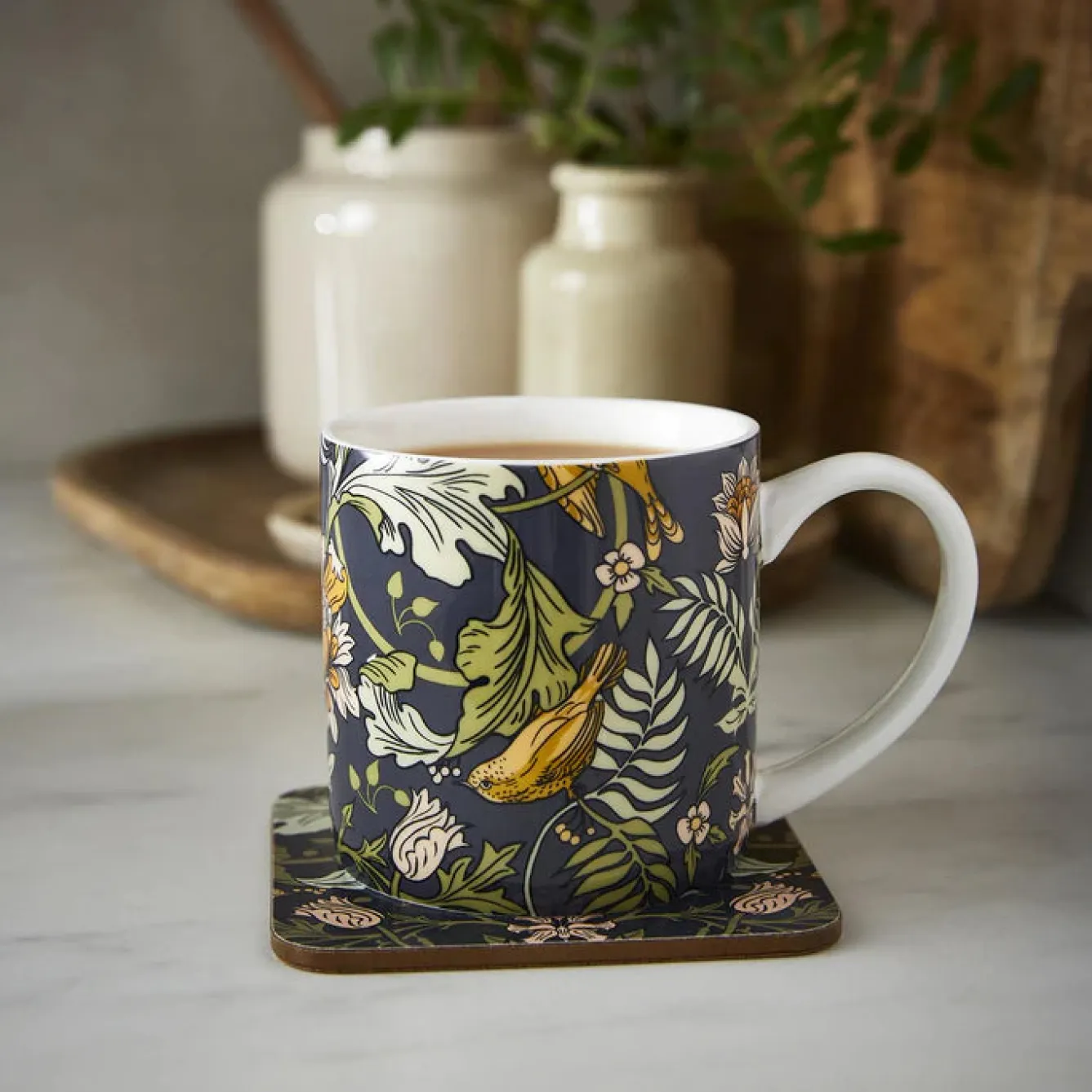 Ulster Weavers Finch & Flower Mug- Tea|Animals