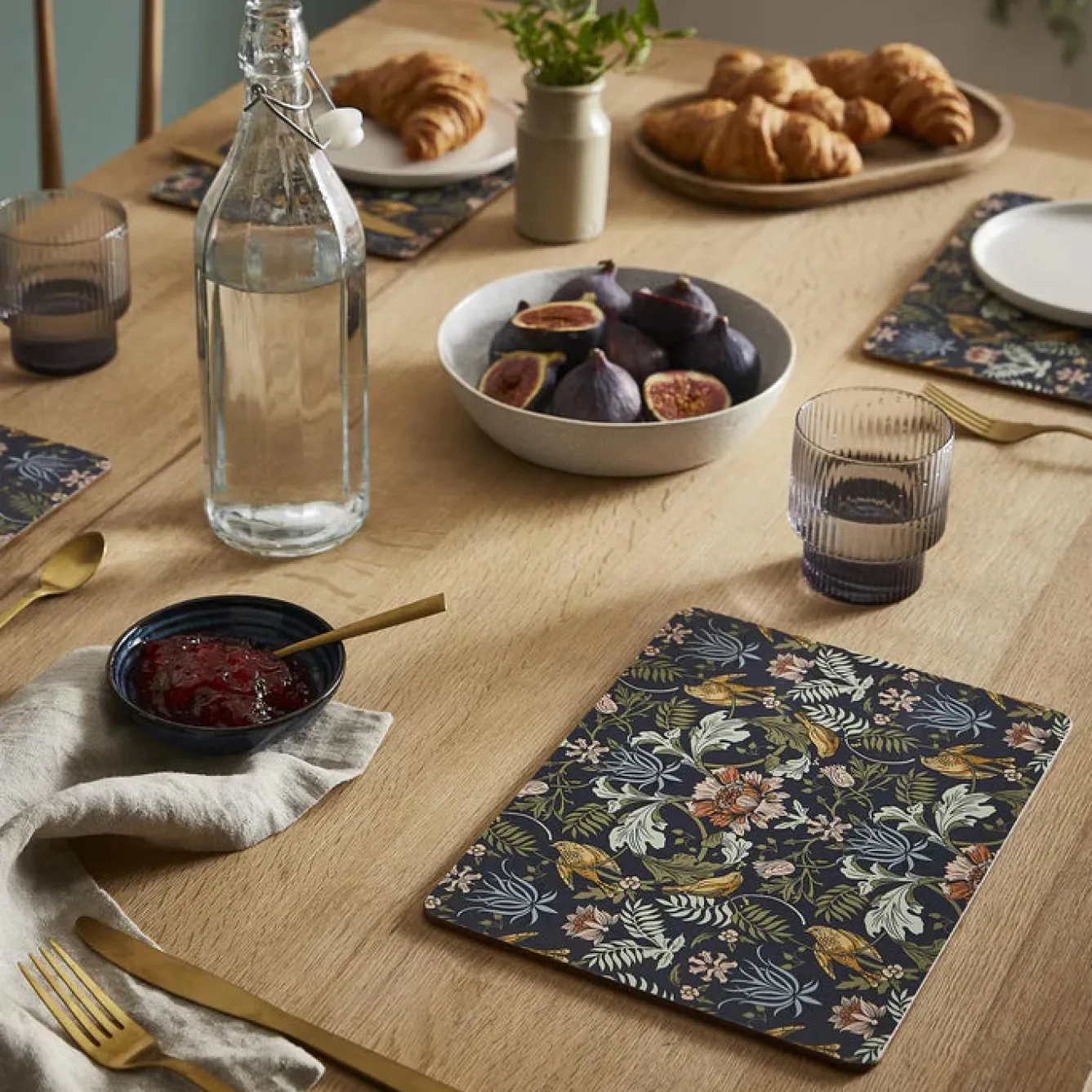 Ulster Weavers Finch & Flower Set of 4 Placemats- Melamine