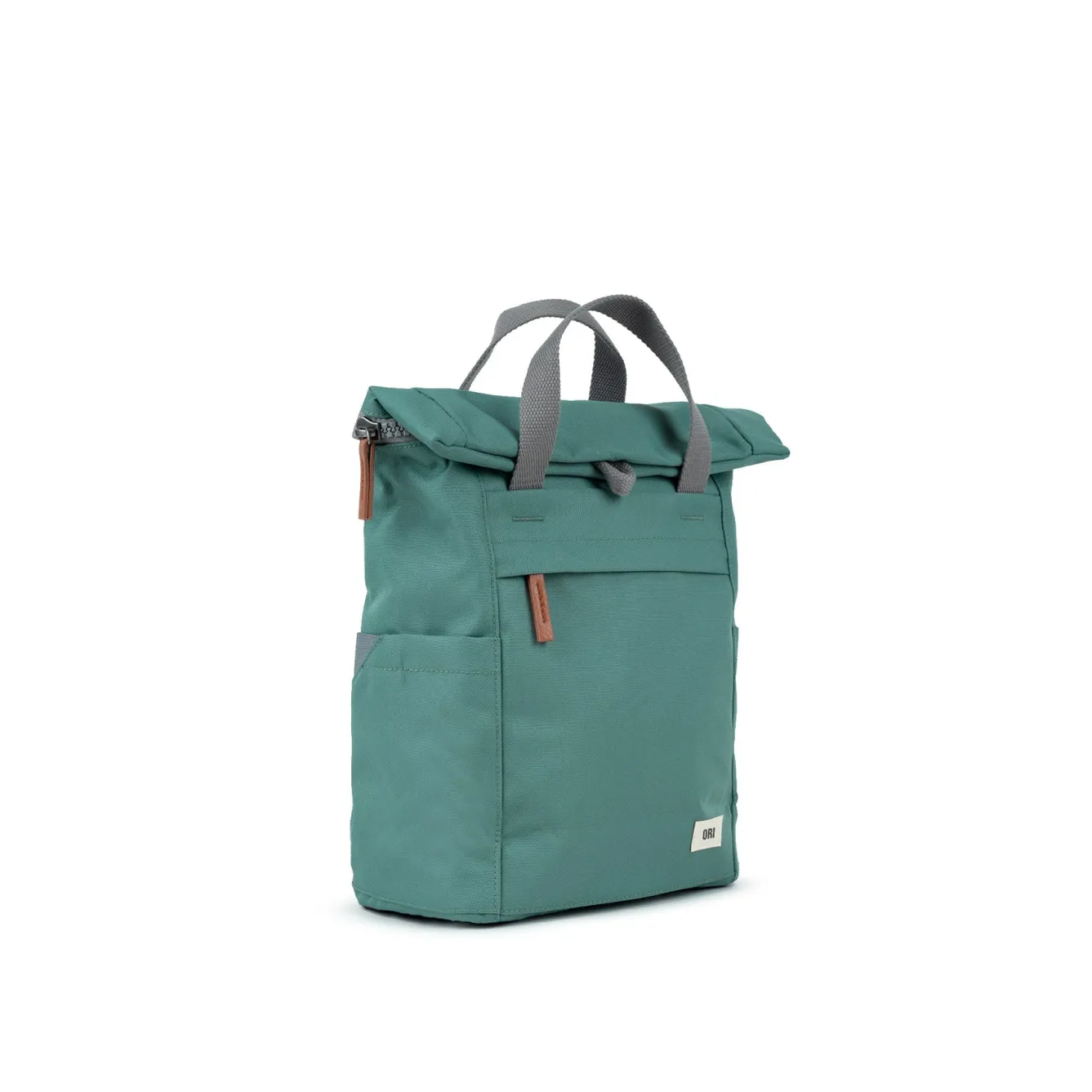 Ori London Finchley A Sage Recycled Canvas Backpack- Small- Bags