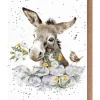 Wrendale Designs 'Fine and Dandy' Donkey Greetings Card- Greeting Cards