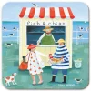 Emma Ball Fish & Chips Coaster- Tea|Coasters
