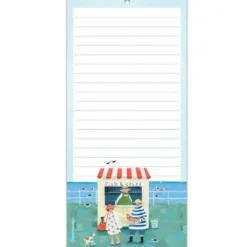 Emma Ball Fish & Chips Lined Magnetic Pad- Stationery