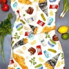 Corinne Alexander Fish & Chip Tea Towel by- Father's Day|Tea