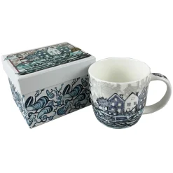 Emma Ball Fishing Village China Mug (Boxed)- Tea