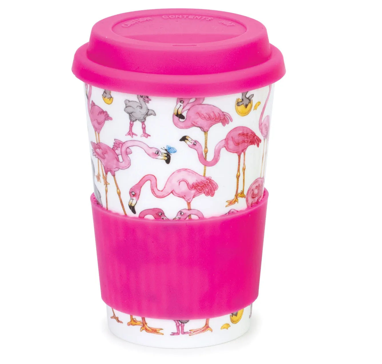 Dunoon Flamboyance China Travel Mug- Tea|Whimsical