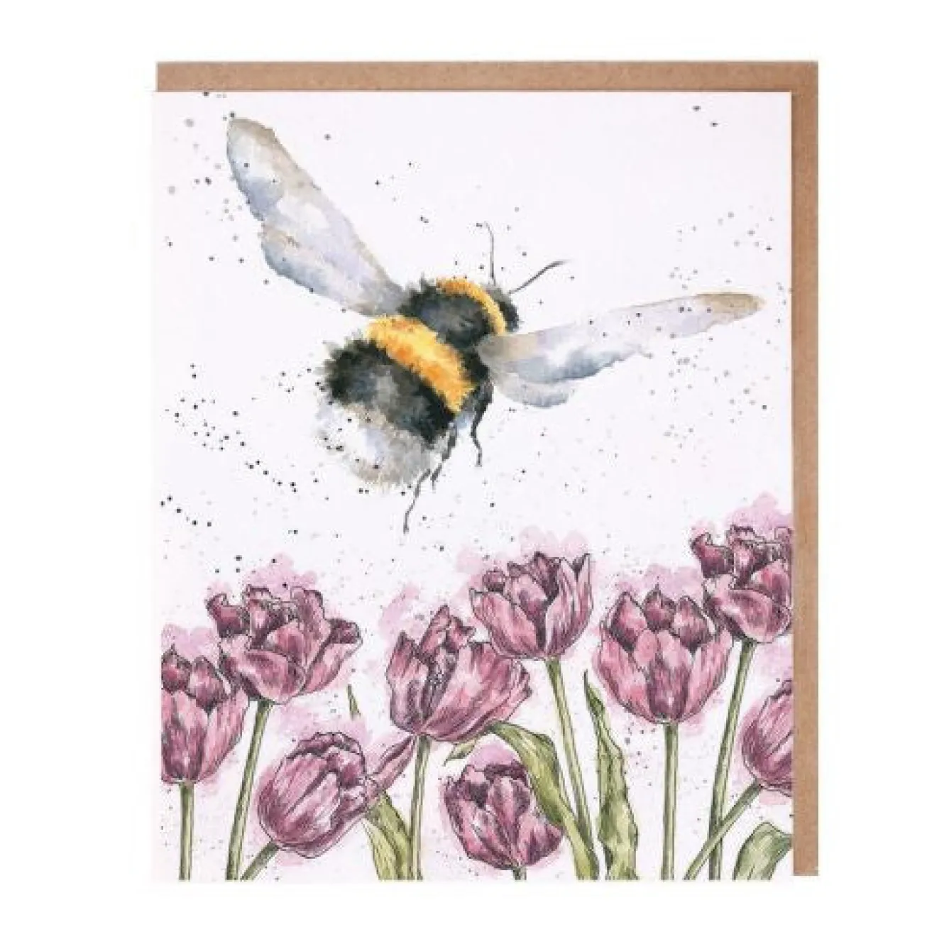 Wrendale Designs 'Flight of the Bumblebee' Greetings Card- Greeting Cards