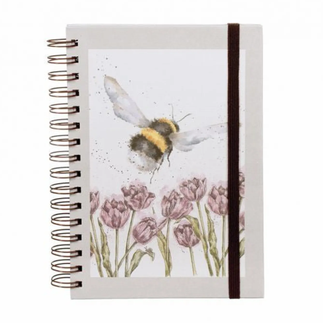 Wrendale Designs 'Flight of the Bumblebee' Spiral Bound Notebook- Stationery