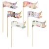 Talking Tables Floral Cocktail Stick Food Flags - 24 pack- Picnic|Serving Plates & Boards